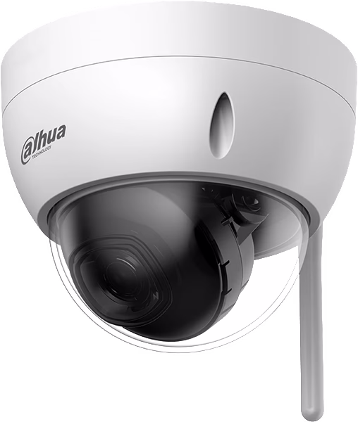 4MP Безжична True Day&Night IP куполна камера – с IR и WiFi -HDBW1430DESW- 0280B